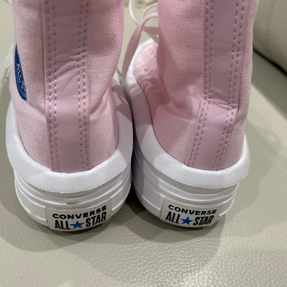 ⭐️PRICE ⬇️
 CONVERSE ALL STAR • Soft Pink High Tops • 6.5 • - Picture 7 of 11
